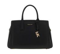 Michael Kors - Laila Medium Leather Satchel - Femme - Sacs - Noir - Taille: ONE Size
