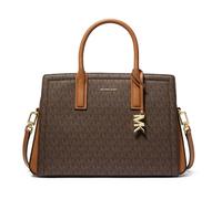 Michael Kors - Laila Medium Satchel - Femme - Sacs - Brun - Taille: ONE Size