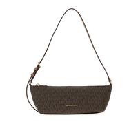 Michael Kors Petite pochette Laila pour femme, ton or, Mk Signature Semi Lux/Marron/Gland, taille unique