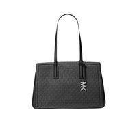 Michael Kors - Laila Sac fourre-tout moyen en cuir grainé - Femme - Sacs - Noir - Taille: ONE Size