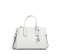 Michael Kors Laila Small Sac à main blanc, cuir de vache grainé, femme