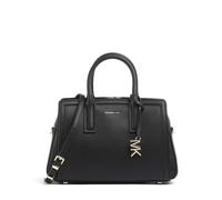 Michael Kors Laila Small Sac à main noir, cuir de vache grainé, femme
