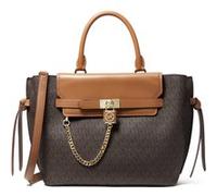 Michael Kors Large Belted Satchel With Chain Detail In Brown Taille: OS | Sacs en bandoulière Outlet | Femme | Marron