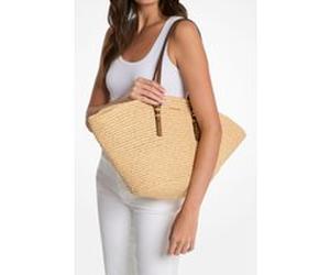 Michael Kors Large Fan Tote Nat/lugg Taille: OS | Cabas Outlet | Femme