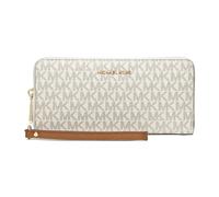 Michael Kors - Large Logo Continental Wallet - Femme - Accessoires - Beige - Taille: ONE Size
