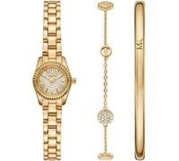 Michael Kors Lexington MK4944SET Montre pour Femme en Acier Inoxydable doré 19 mm