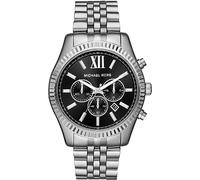 Michael Kors Montre Homme Lexington MK8602, Noir/Argent, affichage analogique, Taille One Size