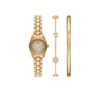 Michael Kors Lexington Montre Femme 19MM en Acier Inoxydable Doré, MK4944SET