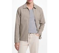 Michael Kors Long Sleeve Cotton Utility Jacket In Light Sage Taille: M | Vestes légères Outlet | Homme | Vert