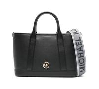 Michael Kors - Luisa Petit Sac Cartable en Cuir Grainé - Femme - Sacs - Noir - Taille: ONE Size
