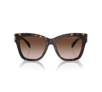 Michael Kors Femme MK2182U EMPIRE SQUARE 300613 Lunettes de soleil Acétate Tortue Marron Papillon Normale Ombré