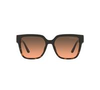Michael Kors Lunettes de soleil pour femme, Tortue foncée/marron ombré, 54