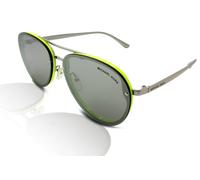 Michael Kors Lunettes Femmes Abilene MK2101 39996G Fluo Jaune / Argent Miroir