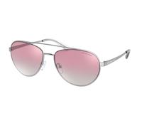 Michael Kors Lunettes MK1071 11539L Aventura Argent Aviateur avec Rose Pente