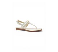 Michael Kors - Mandy Signature Logo T-Strap Sandal - Femme - Chaussures - Blanc - Taille: 40 EU