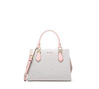 Michael Kors Marilyn Sacoche de taille moyenne, matériel doré/signature MK/blush poudré multicolore