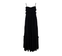 Michael Kors - Maxi Abito in Georgette a Balze - Femme - Robes - Bleu - Taille: 36 FR
