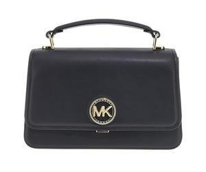 Michael Kors MD EW TH CHN Satchel, Hand Bag Women, Noir, Taille Unique