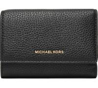 Michael Kors Portefeuille Bryant trifold en cuir de vache finement grainé noir – Femme
