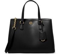 Michael Kors Medium Leather Satchel Bag In Black Taille: OS | Sacs en bandoulière Outlet | Femme | Le Noir
