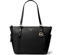 Michael Kors Medium Leather Top Zip Bucket Messenger Bag In Black Taille: OS | Shorts Outlet | Femme | Le Noir