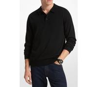Michael Kors Merino Ls Polo Black Taille: S | Pulls Outlet | Homme | Le Noir