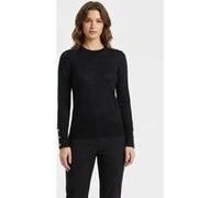 Michael Kors Merino Snap Slv Ls Sweater Black Taille: XS | Pulls Outlet | Femme | Le Noir