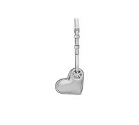 Michael Kors MET PUFFY HEART CHARM SILVER