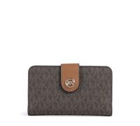 Michael Kors MK Pop Charm Medium Portefeuille marron, synthétique, femme