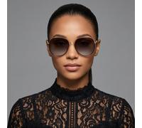 Michael Kors MK1128J 10148G Lunettes De Soleil Rondes Designer Unisexe Noires
