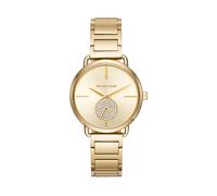 Michael Kors MK3639 Montre femme Jaune - Cadran analogique, acier inoxydable, quartz, 5 ATM, bracelet et boîtier durables