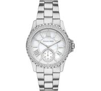 MICHAEL Michael Kors Femmes Montre à affichage analogique 'EVEREST' argent, Gris Taille unique