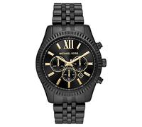Montre MICHAEL KORS Lexington MK8603 chrono acier plaqué noir 44 mm