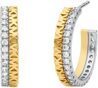 Michael Kors MKC1580AN710 Créoles Femme PREMIUM Argent 925 Bicolore