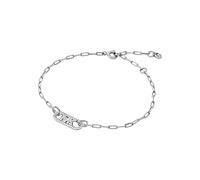 Michael Kors MKC1656CZ040 Bracelet chaîne à maillons Empire pavé en argent sterling pour femme Premium MK Statement Link