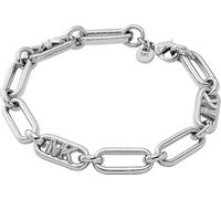 Michael Kors MKJ828500040 Bracelet à maillons Empire Logo plaqué platine
