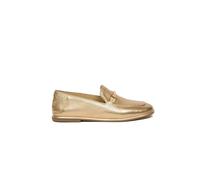 Michael Kors - Mocassins Carson en cuir métallisé - Femme - Chaussures - Jaune - Taille: 38 EU