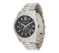 Michael Kors Montre à affichage analogique 'LEXINGTON' noir / argent, Taille One Size