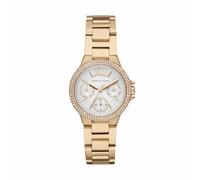 Michael Kors Montre Camille pour Femme, 43mm Mouvement chronographe à Quartz avec Bracelet en Acier Inoxydable