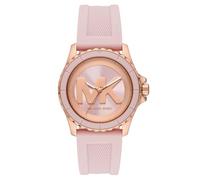 Michael Kors Montre Everest pour Femme, Mouvement chronographe à Quartz avec Bracelet en Acier Inoxydable ou en Silicone