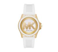 Michael Kors Montre Everest pour Femme, Mouvement chronographe à Quartz avec Bracelet en Acier Inoxydable ou en Silicone