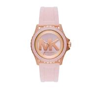 Michael Kors Montre Everest pour Femme, Mouvement chronographe à Quartz avec Bracelet en Acier Inoxydable ou en Silicone