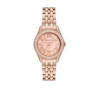 Michael Kors Montre Harlowe pour Femme, Mouvement à Quartz Trois Aiguilles avec Bracelet en Acier Inoxydable ou en Cuir