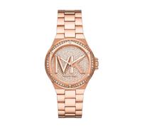 Michael Kors - Montre Lennox Pavé Logo - Femme - Accessoires - Rose - Taille: ONE Size