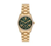 Michael Kors Montre Lexington pour Femme, Mouvement chronographe à Quartz avec Bracelet en Acier Inoxydable