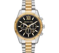 Michael Kors Montre Lexington pour Hommes, 44mm Mouvement chronographe à Quartz avec Bracelet en Acier Inoxydable