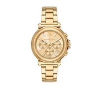 Michael Kors - Montre Maren chronographe en Acier Inoxydable doré, pour Femme, MK7493