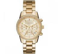 Michael Kors Montre Ritz MK6356 – Chronographe pour femme avec des zircons