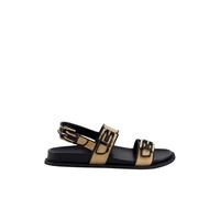 Michael Kors - Nia Flat Sandal - Femme - Chaussures - Noir - Taille: 41 EU