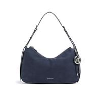 Michael Kors Nolita Medium Sac fourre-tout bleu, cuir de vache nubuck souple, femme